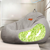 Blue solid color bean bag set